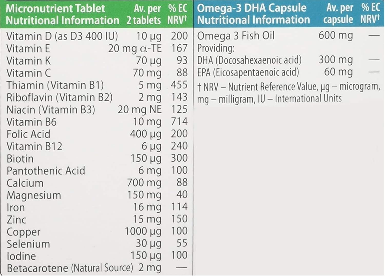 Vitabiotic Pregnacare Breastfeeding 56 Tabs/28 Caps x 1 by Vitabiotics : Health & Household