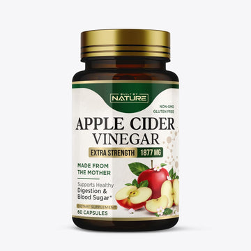 Built By Nature Apple Cider Vinegar Capsules 1877Mg With Vitamin D And Zinc – Immune & Digestion Support – Acetic Acid Acv Supplement For Men And Women - 60 Pills