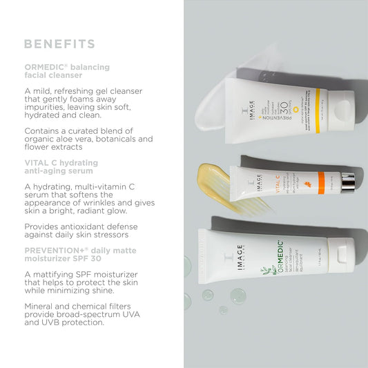 Image Skincare, Ready Set Discover, 3 Piece Introductory Skin Care Regimen