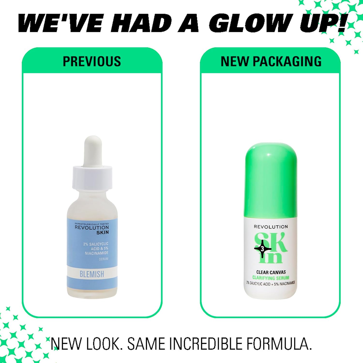 Revolution Skin, Clear Canvas 5% Niacinamide & 2% Salicylic Acid Clarifying Serum, Face Serum, Helps Blemishes, Vegan & Cruelty-Free, 30ml : Amazon.co.uk: Beauty