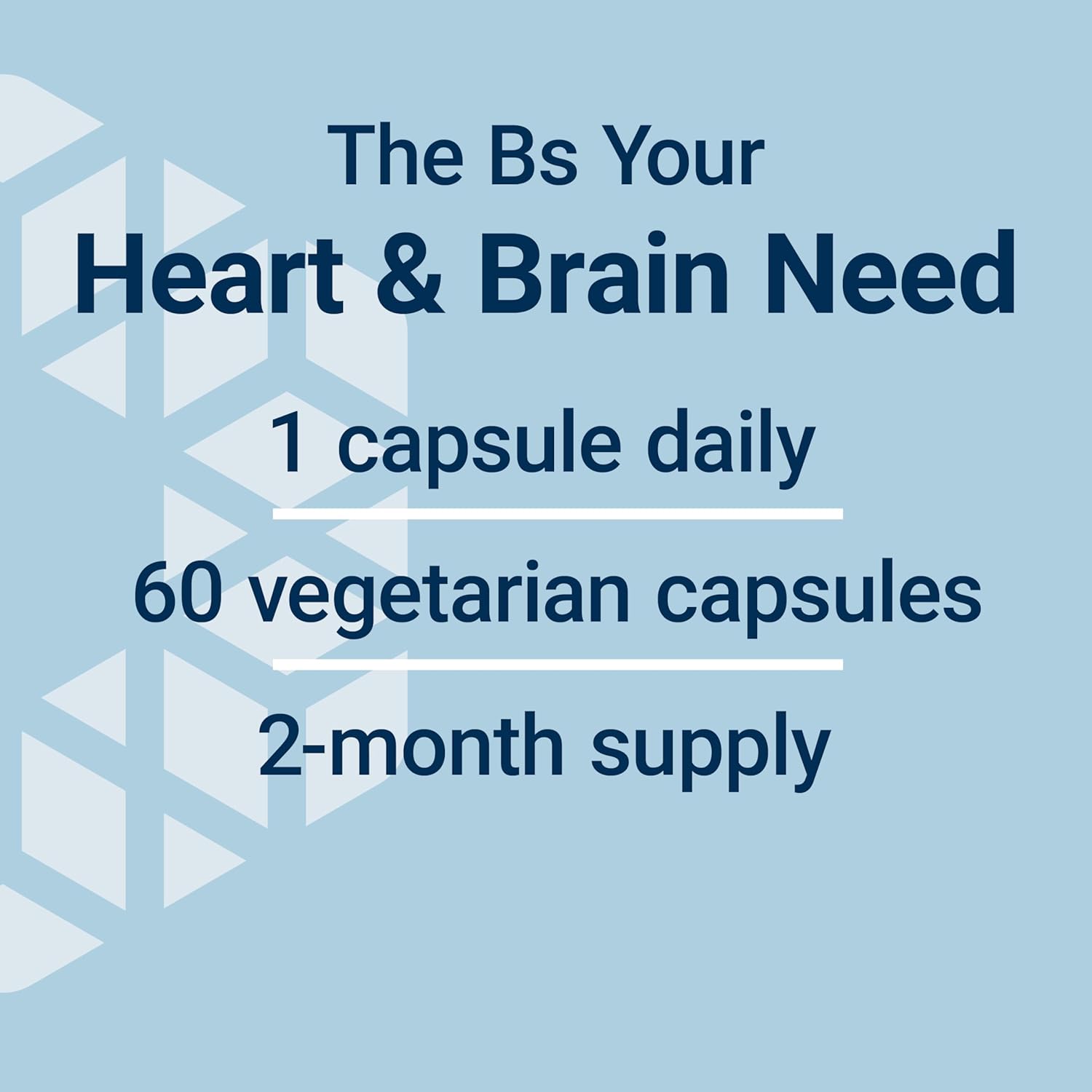 Life Extension Homocysteine Resist - For Heart & Brain, Cognitive Health Support Supplement – Vitamin B2, B6 & B12 + Folate - Once-Daily, Non-GMO, Gluten-Free - 60 Vegetarian Capsules : Health & Household