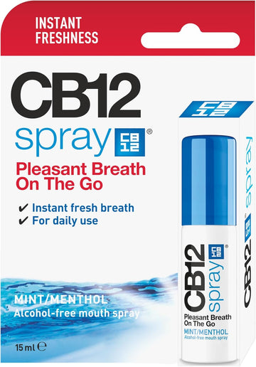 5 x CB12 Spray 15 ml for Fresh Breath Without Alcohol