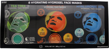 Skin Treats Hydrogel Face Masks Gift Set - 6 X 60G Pack