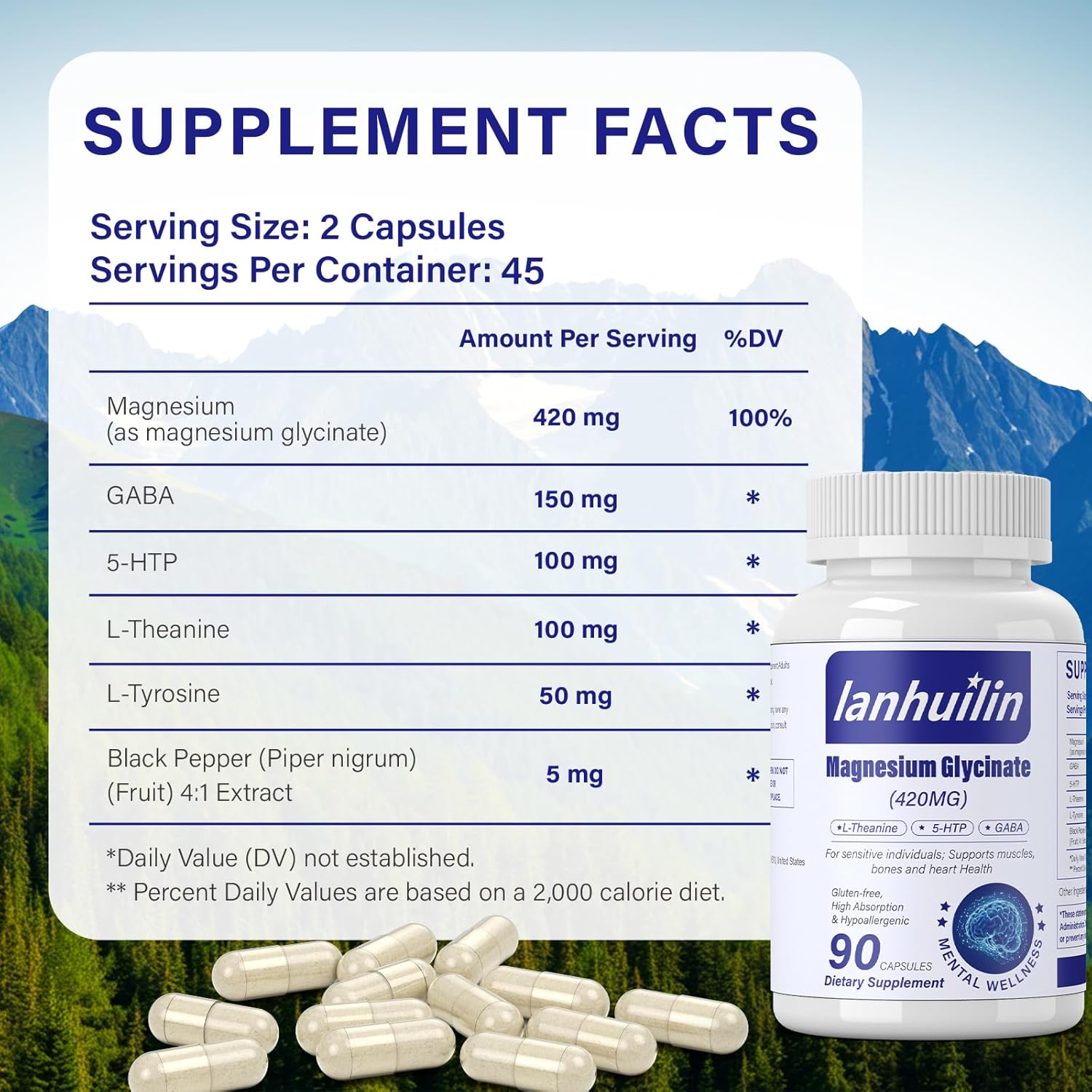 Echinacea Capsules (1500 Mg - 180 Capsules) | Supports Health & Well-Being | Echinacea Root Herbal Extract Supplement | Produced In The Usa