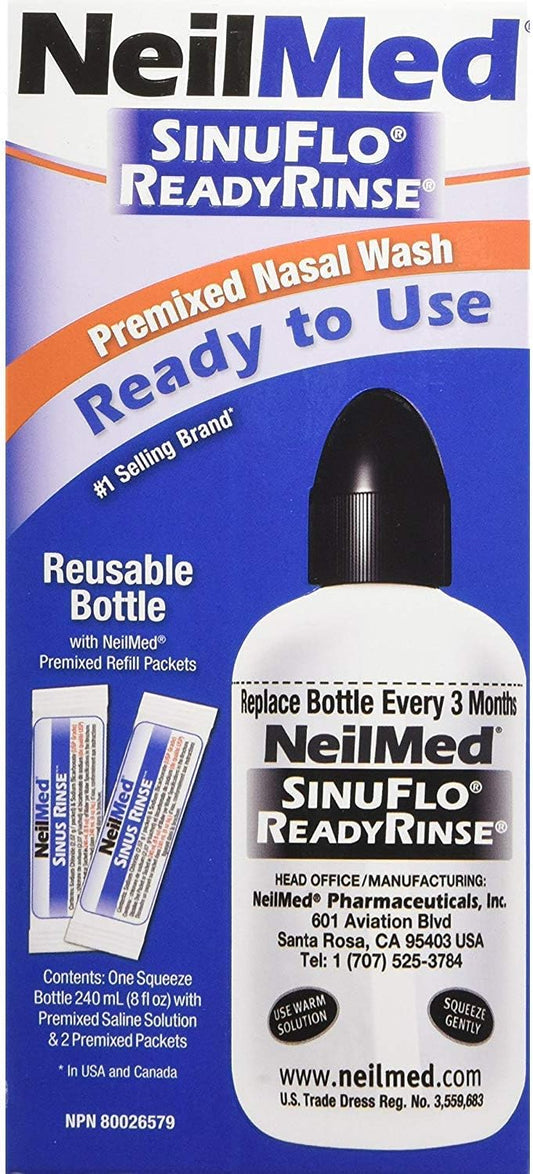 Neilmed Sinuflo Ready Rin Size 8z Neilmed Sinuflo Ready Rinse 8z : Health & Household