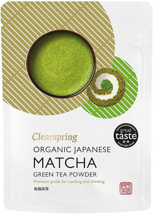 Clearspring Premium Grade Matcha Green Tea Powder, 40G