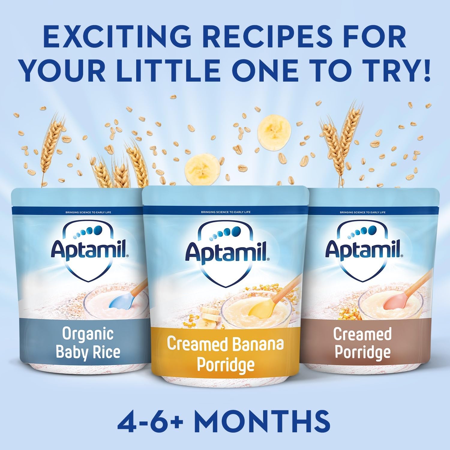 Aptamil Multigrain Banana & Berry Stage 2 Cereal, 200g : Amazon.co.uk: Grocery