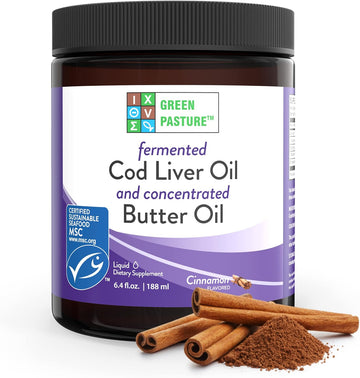 Green Pasture Blue Ice Royal Butter Oil/Fermented Cod Liver Oil Blend