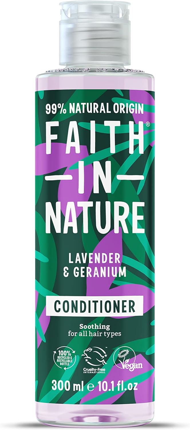 Faith In Nature 300Ml Natural Wild Rose Conditioner, Restoring, Vegan & Cruelty Free, No Sls Or Parabens, For Normal To Dry Hair (Pack Of 2)