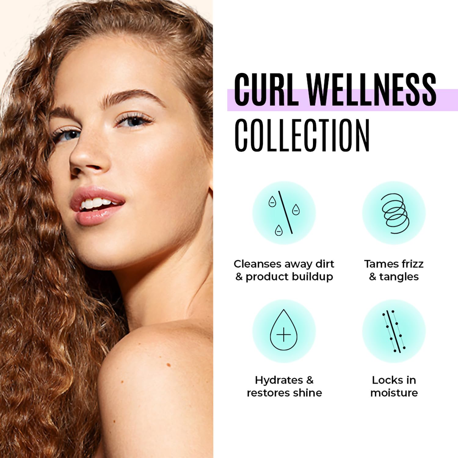 Malibu C Mini Malibu Rehab Curl Partner - Contains 2 Hair Remedy Packets - Hair Care for Natural Curls, Textured Hair, and Perms - Restores Shine + Bounce to Curly Hair : Beauty & Personal Care