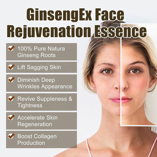 Ginseng Extract Serum Oil,2Pcs Ginseng Antioxidant Essence For Anti Aging,Collagen Boost For Women,Improve Skin Elasticity & Soft Skin,Night Serum For Dry Skin,Peptides Serum For Face