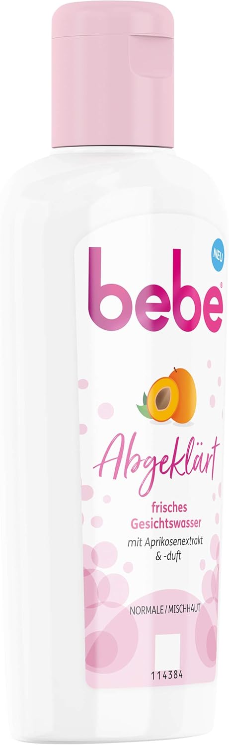 Bebe Clarified Fresh Facial Toner with Apricot Extract and Fragrance, Normal/Combination Skin 200 ml, (Pack of 1)
