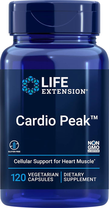 Life Extension - Cardio Peak with Standardized Arjuna & Hawthorn - 120 Vcaps (Pack of 2)