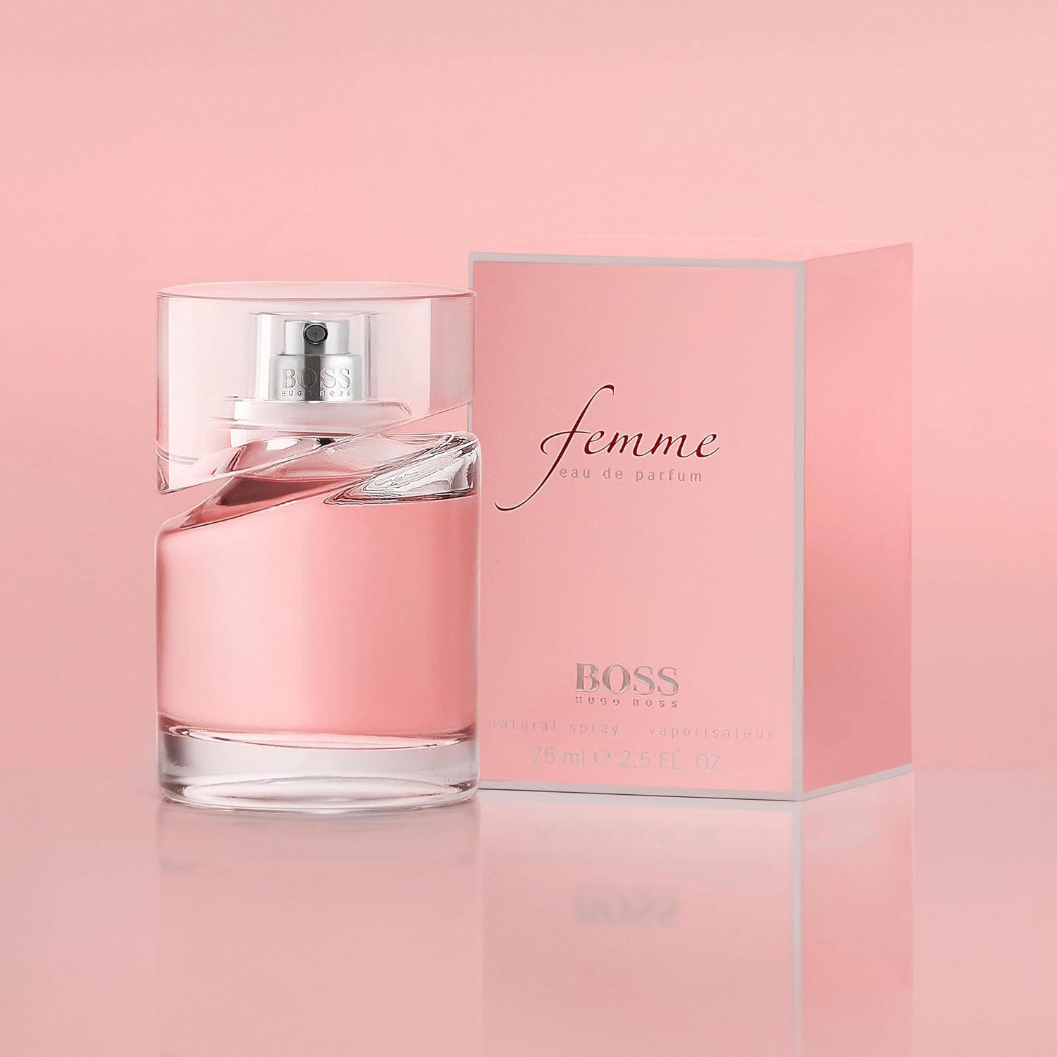 BOSS Femme - Eau de Parfum for Her - Woody Fragrance with Notes of Tangerine, Oriental Lily and Satinwood - High Longevity - 75ml : Amazon.co.uk
