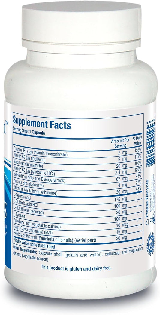 Biotics Research MEDA Stim Supports Endocrine Function, Nutritional Support for The Thyroid Gland, Healthy T3, T4, Thyroxine Levels, Metabolic Health. Contains Iodine, Selenium, Magnesium, 100 Caps