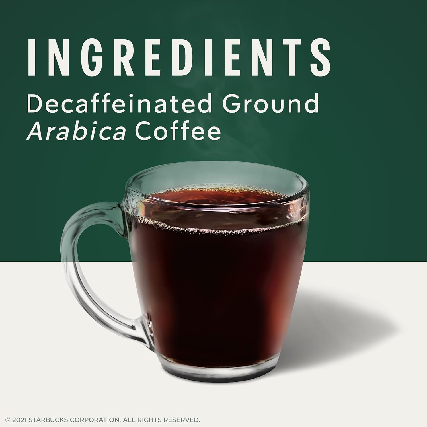 Starbucks Ground Coffee, Medium Roast Coffee, Decaf Pike Place Roast, 100% Arabica, 3 Bags (12 Oz Each)