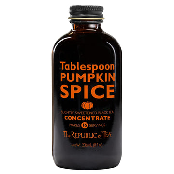 The Republic Of Tea – Tablespoon Pumpkin Spice, Black Tea Concentrate, 8 Fl Oz -16 Servings