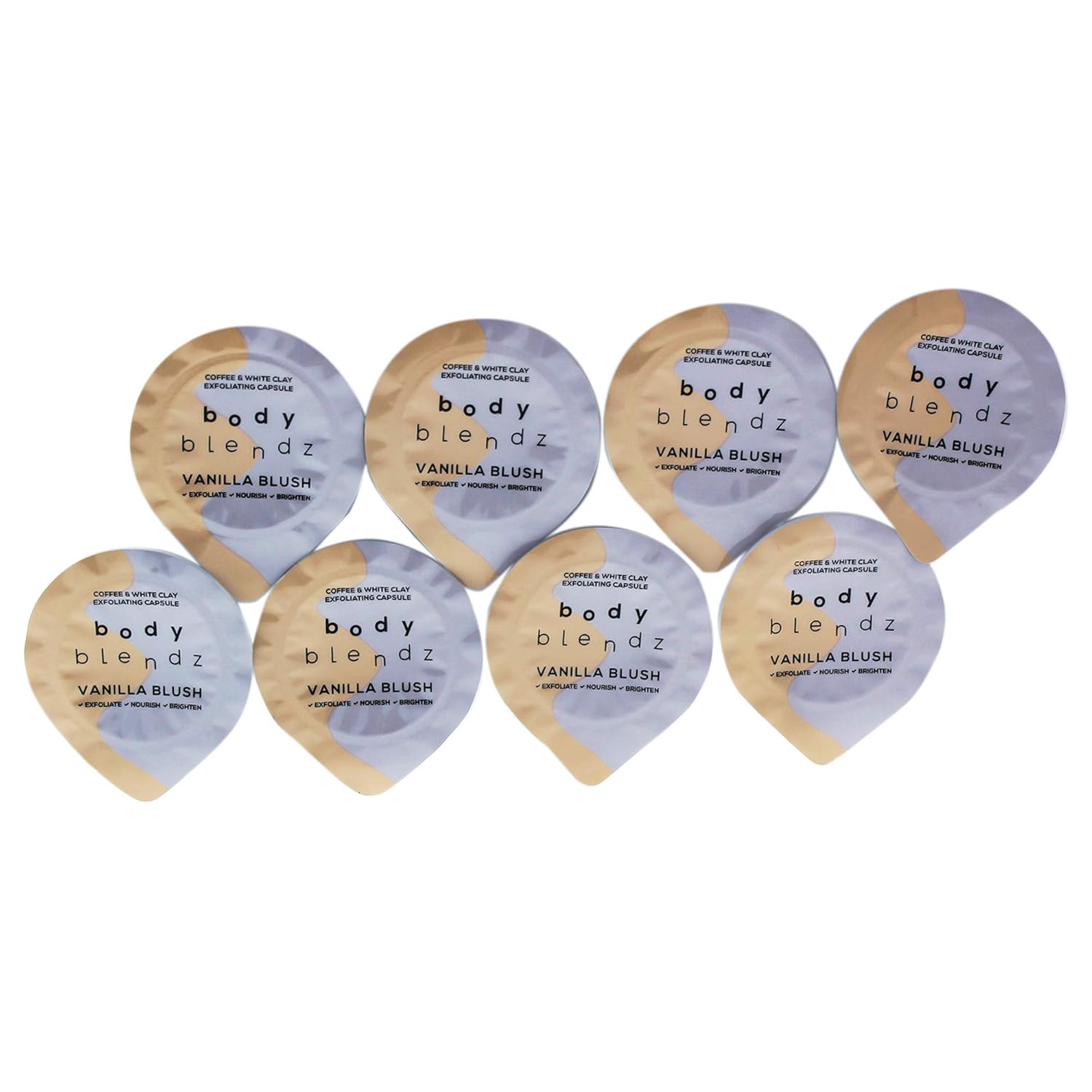 Bodyblendz 2-In-1 Mask And Scrub Exfoliating Capsules For Women, 8 Count : Beauty & Personal Care