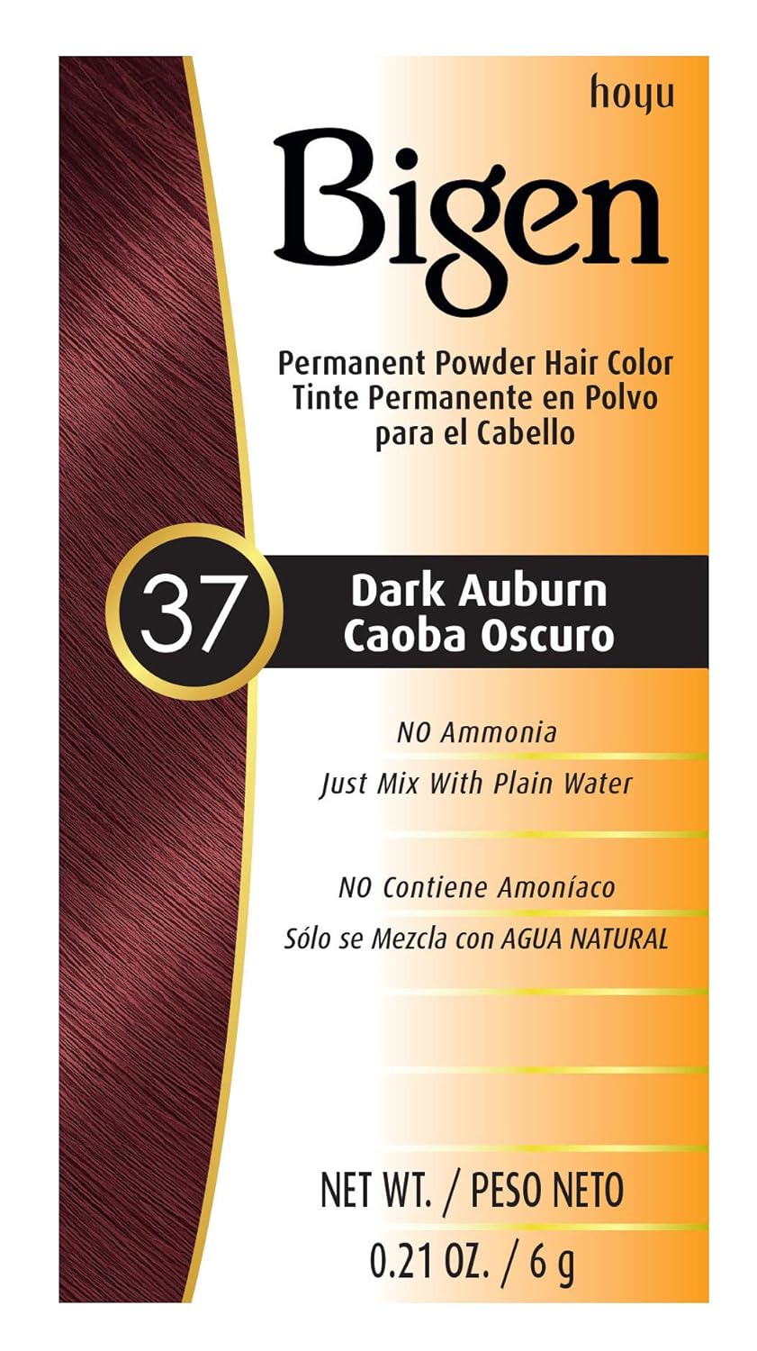 Bigen Permanent Powder Hair Color, Deep Burgundy 0.21 Ounce