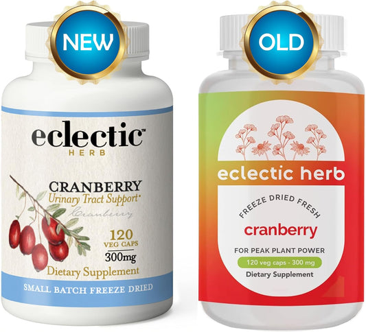 Eclectic Institute Whole Organic U.S.-Grown Freeze-Dried Cranberry Supplement | 120 Ct