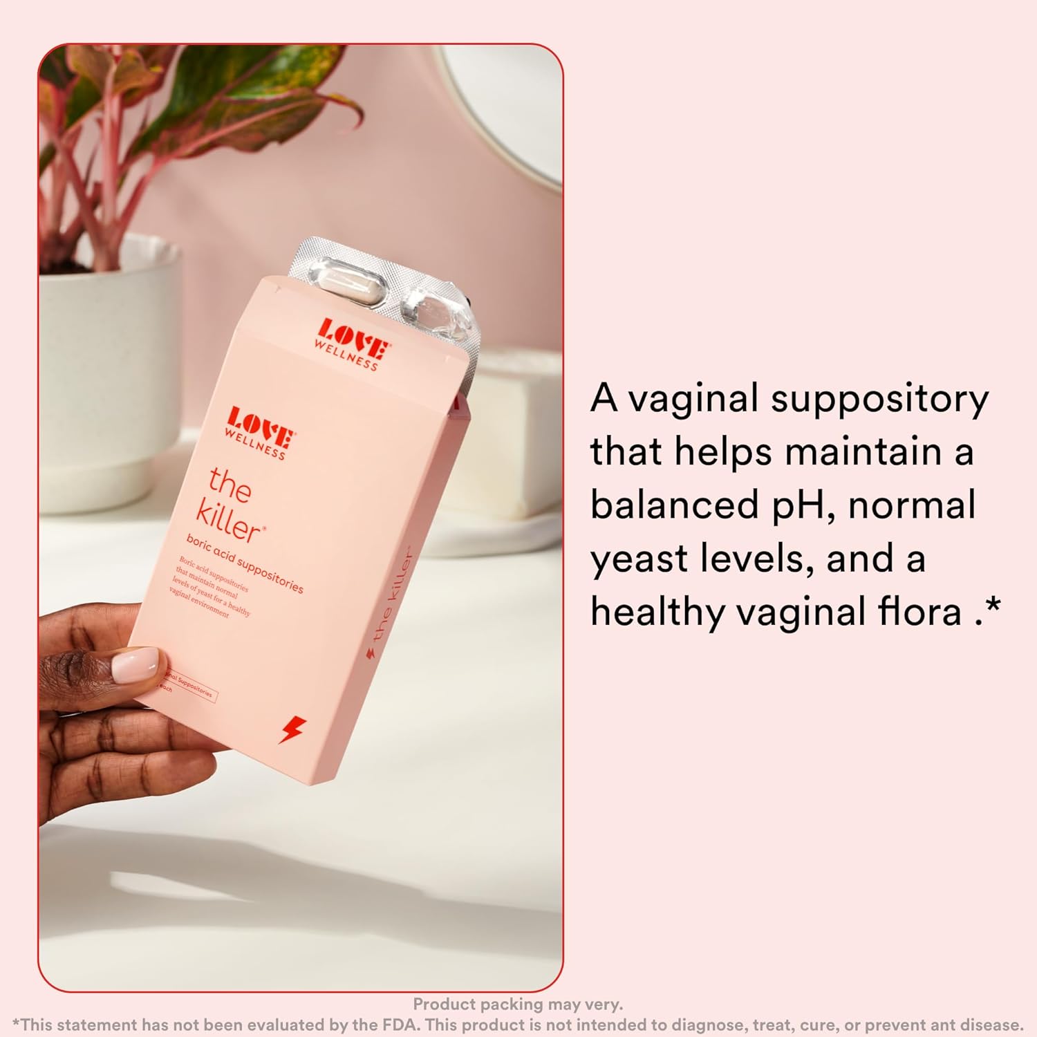 Love Wellness pH Balancing Cleanser & The Killer | Boric Acid Suppositories & Feminine Wash for Women | Balanced pH, Intimate Health, Odor Control & Hygiene | Fragrance-Free for Sensitive Skin : Health & Household