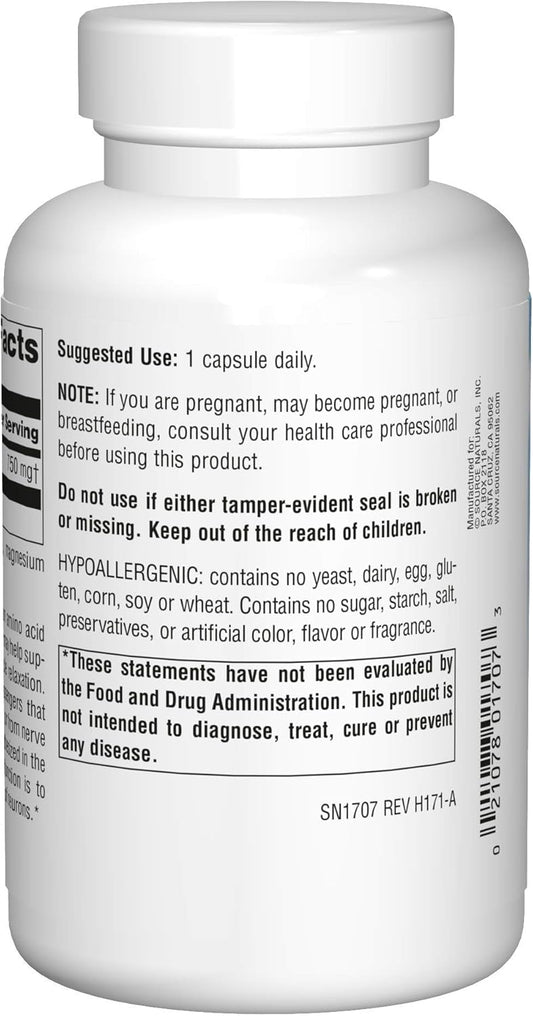 Source Naturals Serene Science Gaba, For A Calm Mind, 750Mg - 90 Capsules