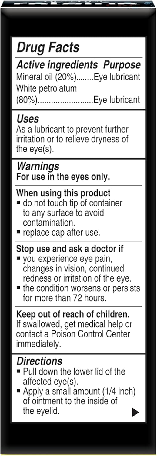 Ocusoft Retaine Pm Nighttime Ointment - Lubricant Eye Ointment For Overnight Dry Eye Comfort - Cools And Soothes Irritated Eyes - 5G Tube