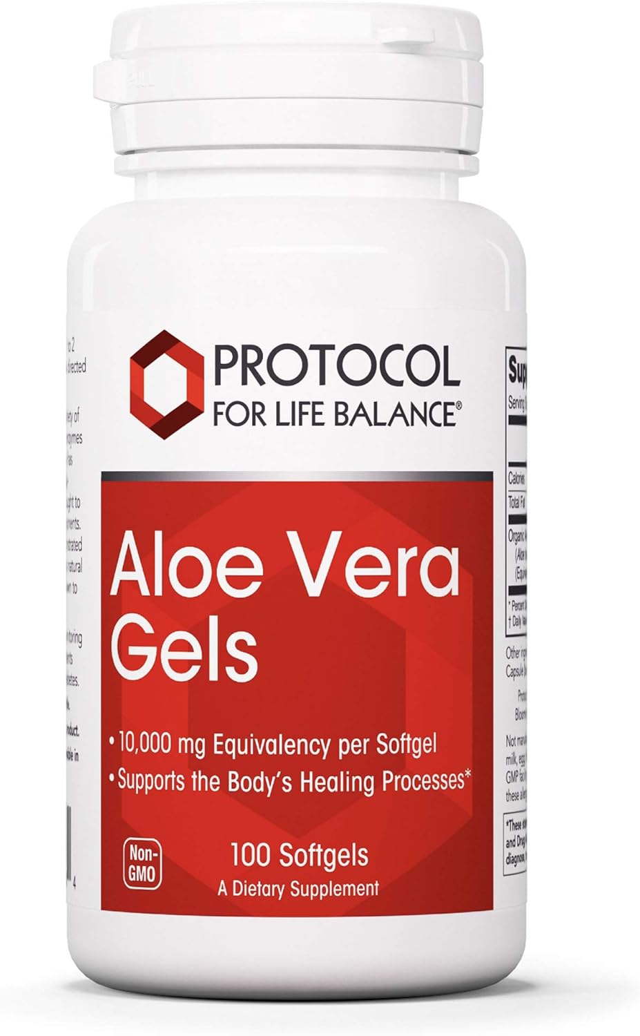 Protocol Aloe Vera Gels - Digestive and Healing Support - 100 Softgels