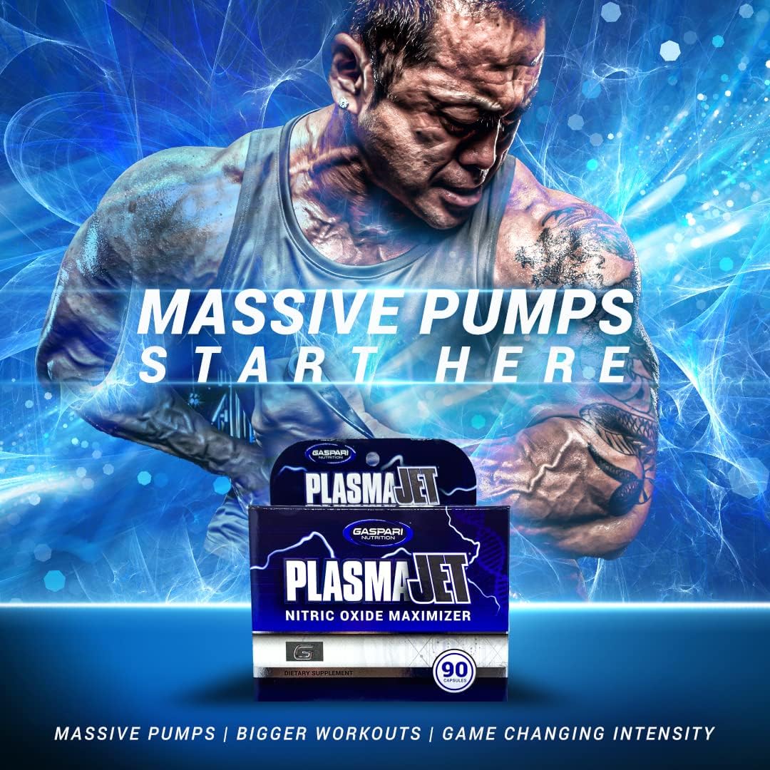 Gaspari Nutrition PlasmaJet, Legendary N.O. Nitric Oxide Maximizer, In