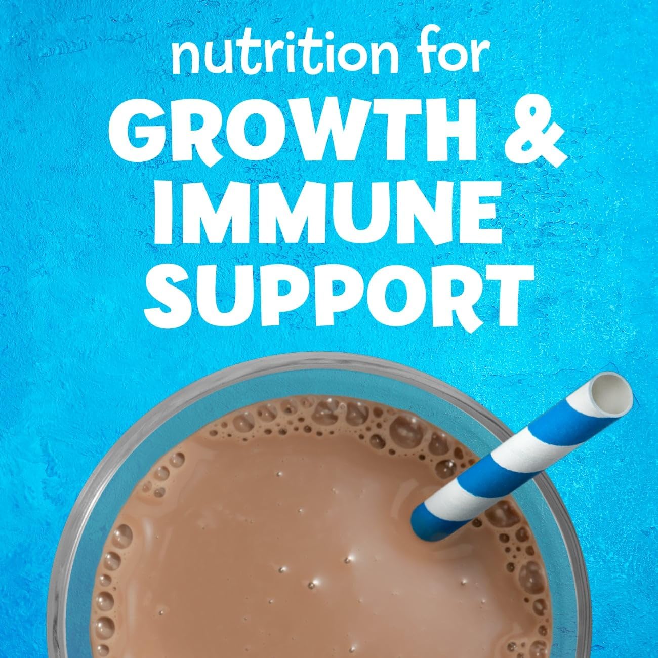 PediaSure Grow & Gain with Immune Support Shake Mix Powder,Kids Shake,23 Vitamins and Minerals,6g Protein,Helps Kids Catch Up On Growth,Non-GMO,Gluten-No,Chocolate,14.1 Oz (Pack of 6) ,48 Servings : Everything Else