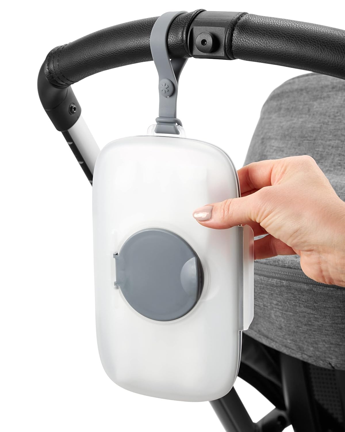 Skip Hop On-The-Go Wipes Dispenser, Grab & Go, Grey