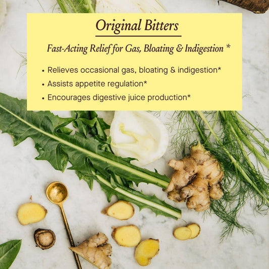 Urban Moonshine Original Bitters - Certified Organic - Bloating Relief - Supports Liver Function & Appetite Regulation - Gentle Detox - Digestive Bitters - Gluten Free Herbal Supplement - 2 Fl Oz