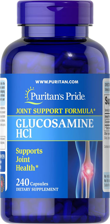 Puritan'S Pride Glucosamine Hci 680 Mg Capsules, White, Unflavored, 240 Count (Pack Of 1)