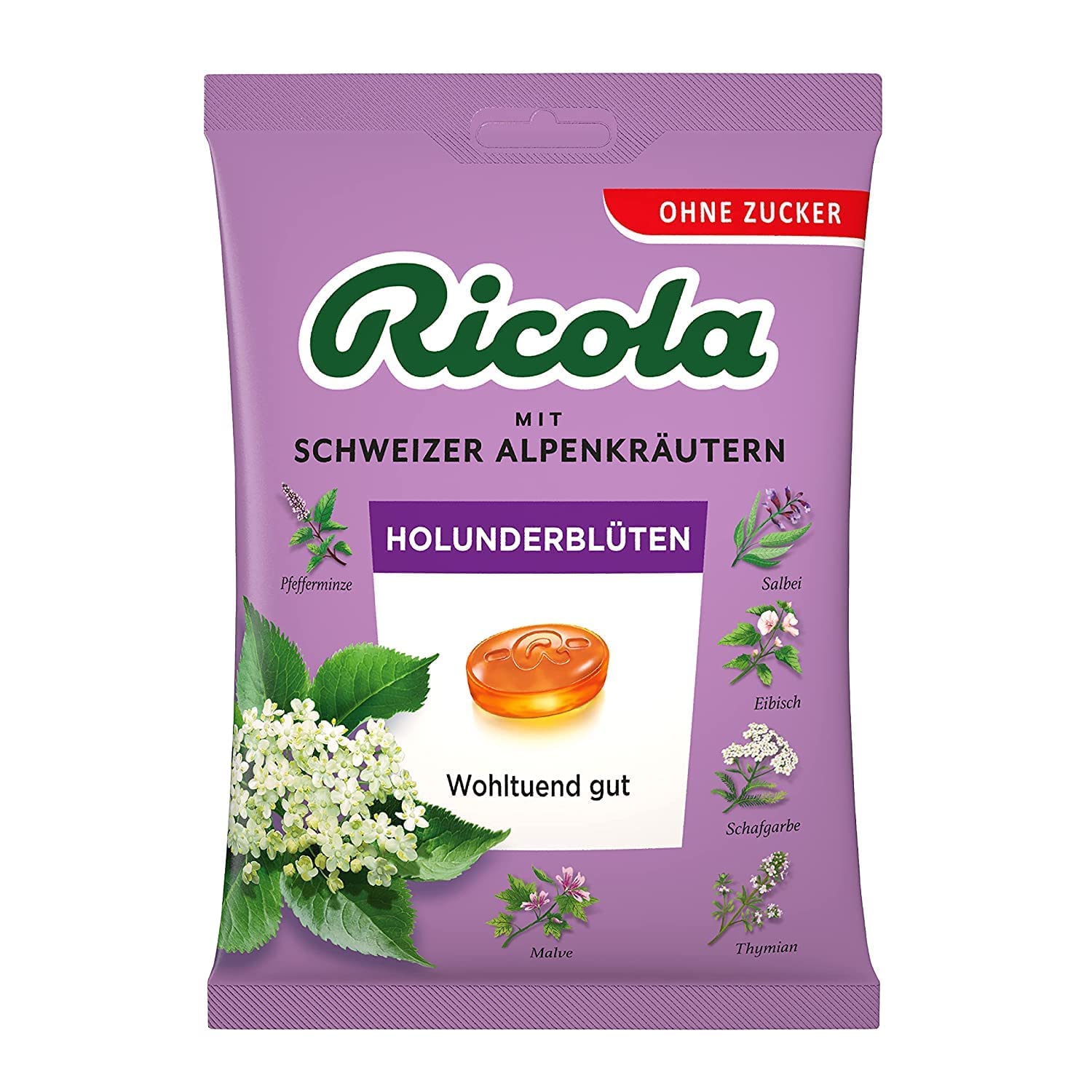 Ricola HolunderblÃ¼ten Beutel, 75 g