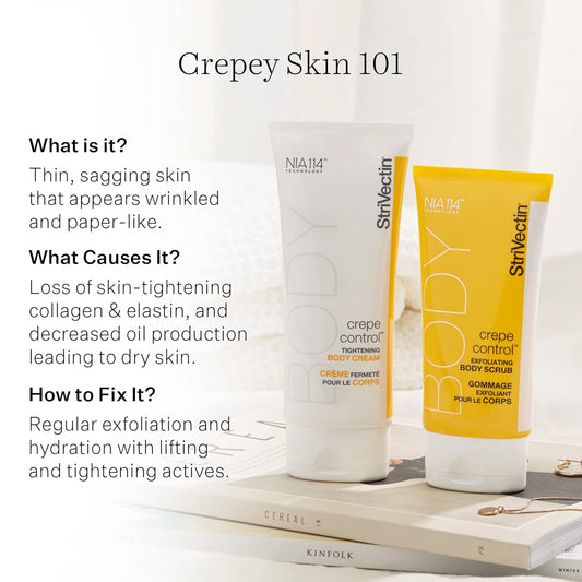 Strivectin Tighten & Lift Crepe Control Body Creams & Treatments, Improving Crepey & Saggy Skin, Hydrating Moisture For Your Skin