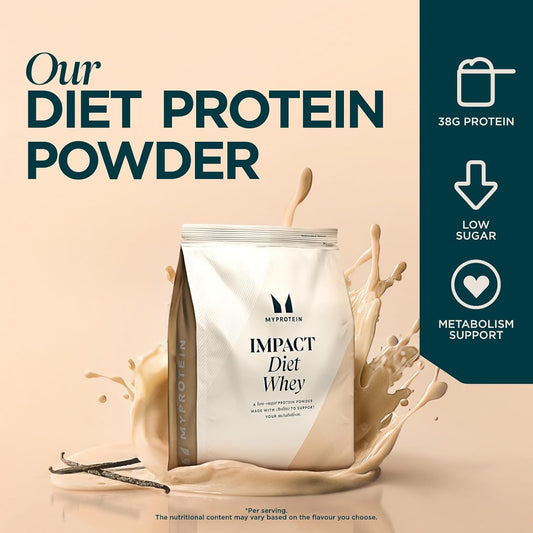 Myprotein Impact Diet Whey Powder – Chocolate Brownie, High Protein Shake For Weight Loss, Low Fat, Low Sugar, Low Carb, Muscle Recovery, Meal Replacement, Protein Powder – 1Kg