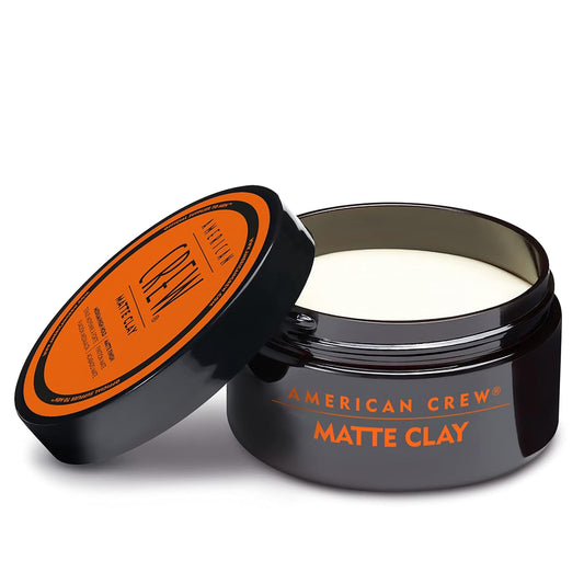 American Crew Men'S Hair Matte Clay, Like Hair Gel With Medium/High Hold, 3 Oz (Pack Of 1)