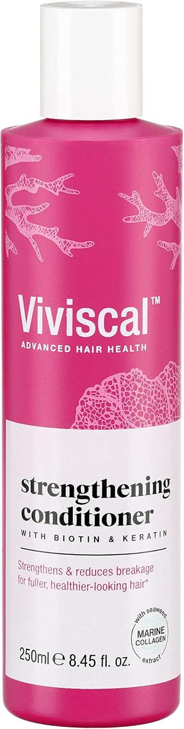 Viviscal Thickening Shampoo For Naturally Thicker & Fuller Looking Hair - With Biotin, Keratin & Marine Collagen Extract - Paraben Free, For All Hair Types, 250 Ml