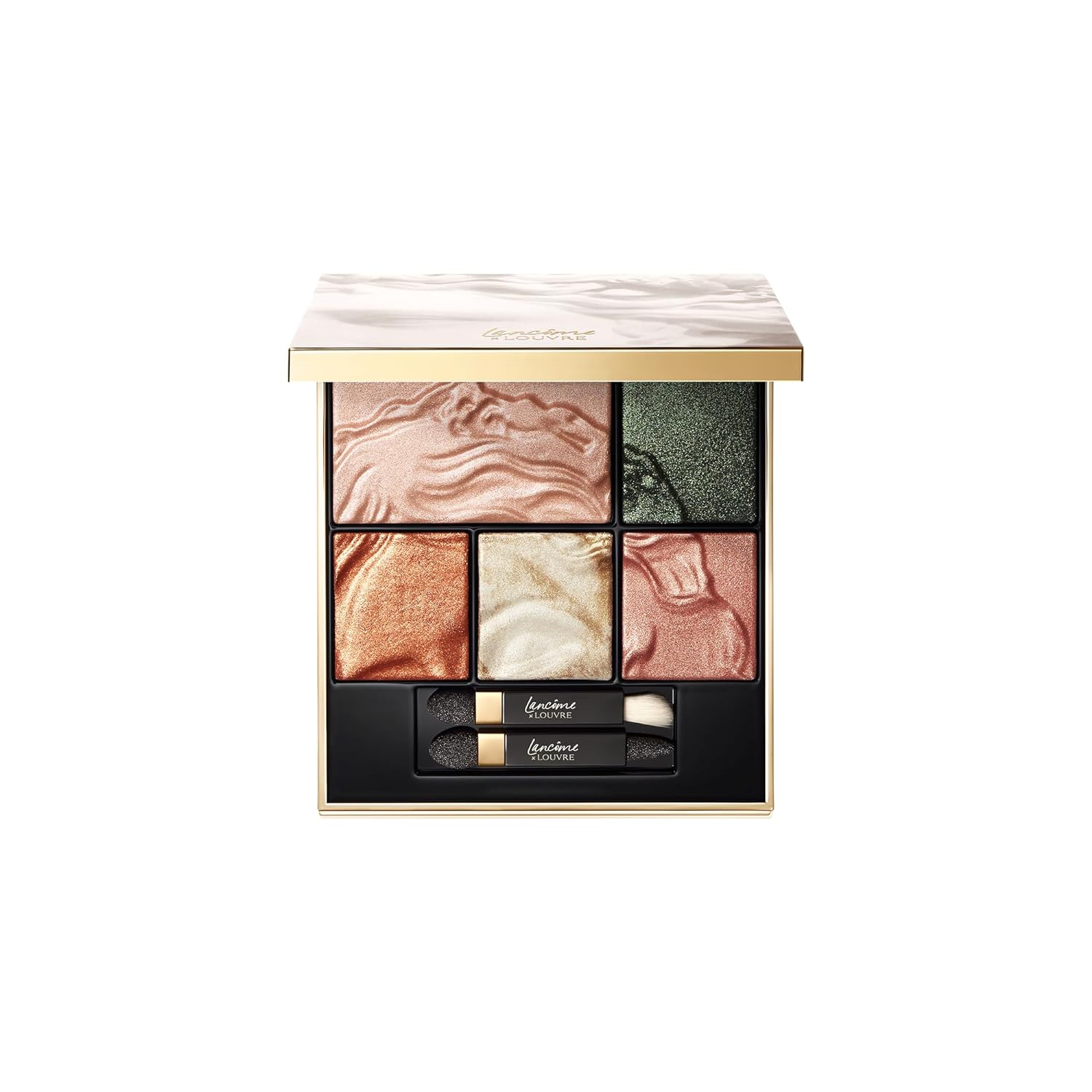 Lancôme x The Louvre Collection Richelieu Wing Face & Eyeshadow Palette - Makeup Palette Includes Face Highlighter & 4 High-Pigmented, Shimmery Eyeshadow Shades