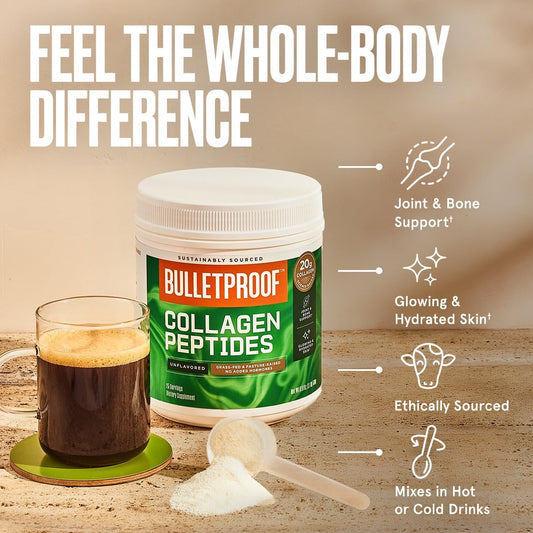 Bulletproof Collagen 18G Protein Powder, 8.5 Oz, Unflavored
