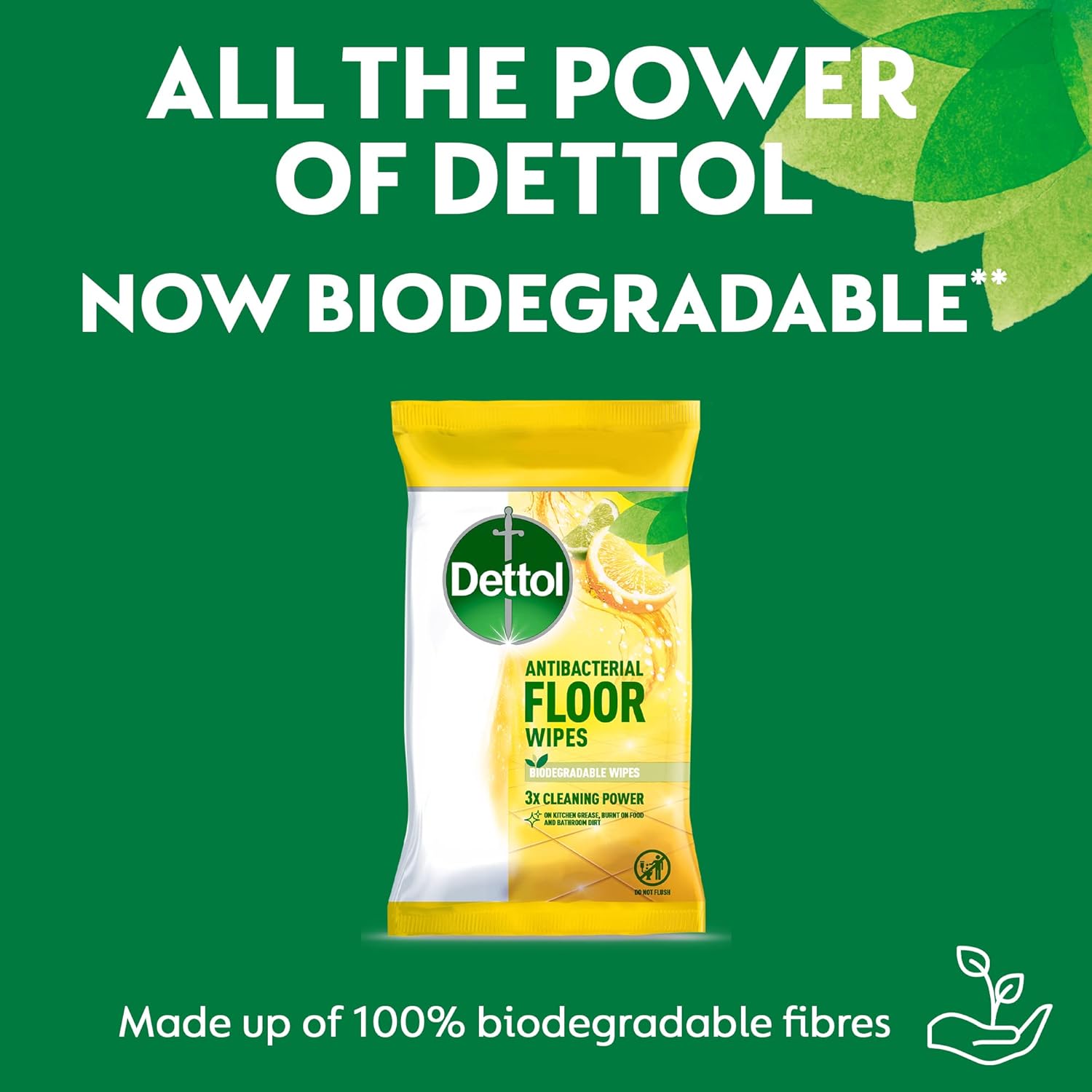 Dettol Antibacterial Citrus Floor Wipes, 150 Biodegradable Disinfectant Sheets (6X25) For Laminate, Wood, Total Clean Freshness : Amazon.co.uk: Grocery