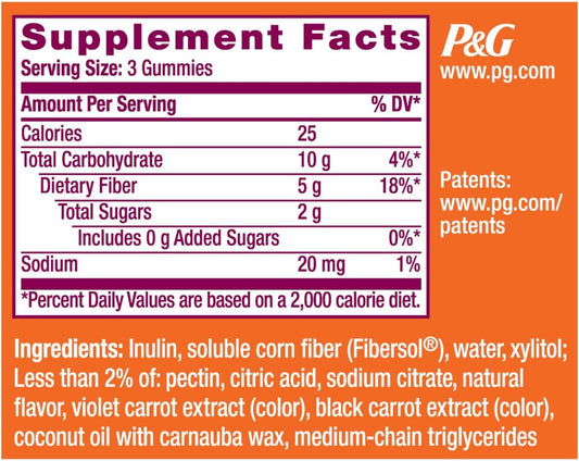 Metamucil Kids Fiber Supplement Gummies, 120ct Gummies