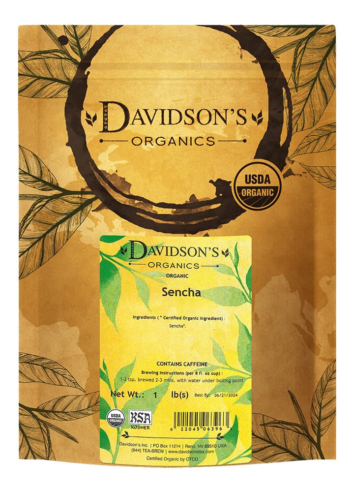 Davidson'S Tea Bulk, Sencha, 16-Ounce Bag