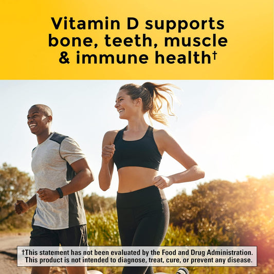 Nature Made Extra Strength Vitamin D3 5000 Iu (125 Mcg), Vitamin D Supplement For Bone, Teeth, Muscle, Immune Health Support, 70 Sugar Free Fast Dissolve Tablets, 70 Day Supply