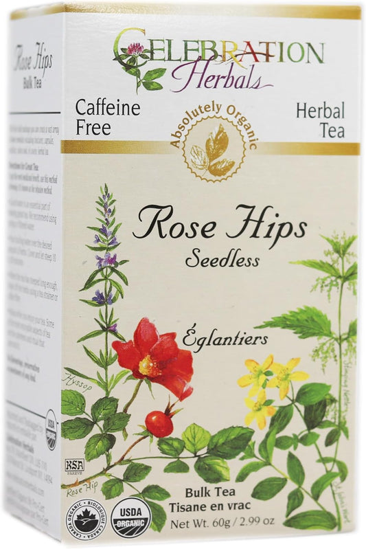 Celebration Herbals Rose Hip Seedless Organic 60 Gm, 0.02 Pound : Grocery & Gourmet Food