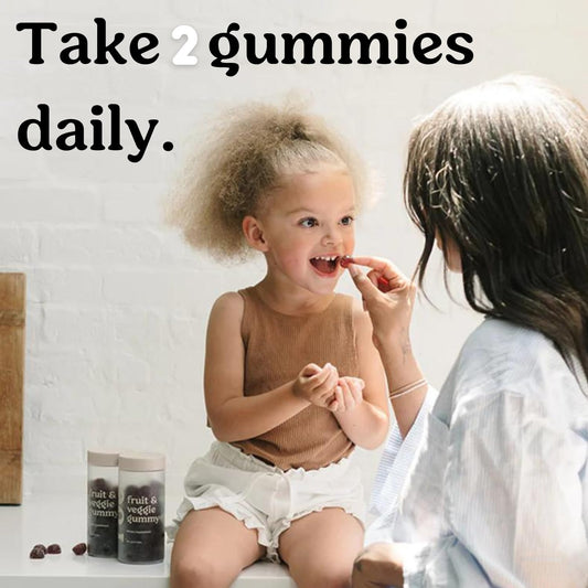 Roe Wellness- Kids Immune Support Vitamin Gummies Fruits & Veggie Probiotics | Clean Ingredients, No Artificial Colors Or Flavors | Concentrated 18 Vegetable & 8 Fruit (60 Count)