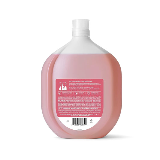 Method Gel Hand Soap Refill, Pink Grapefruit, Recyclable Bottle, 34 Oz, 4 Pack