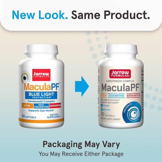 Jarrow Formulas Maculapf Carotenoid Complex, Dietary Supplement, Supports Eye Health, 30 Softgels, Up To A 30 Day Supply