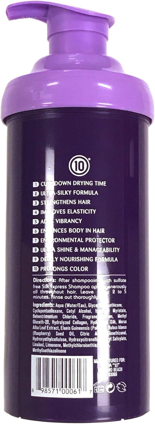 It's A 10 Silk Express Miracle Silk Conditioner 17.5 oz : Beauty & Personal Care