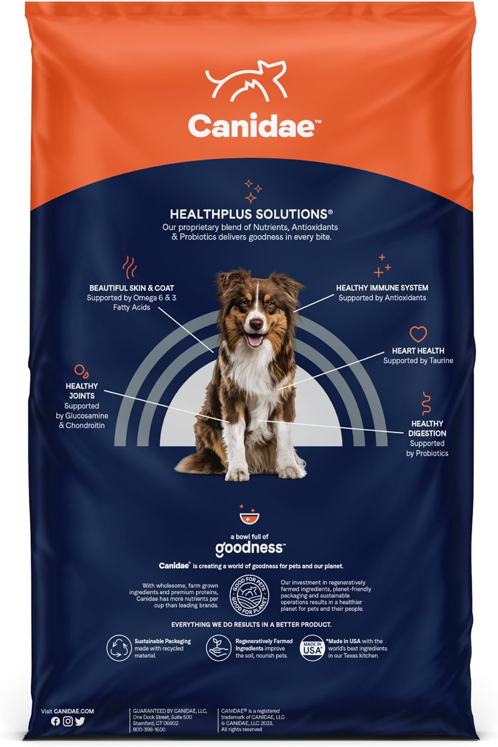 Canidae Pure Limited Ingredient Premium Adult Dry Dog Food, Real Chicken, Lentil & Potato Recipe, 4 lbs, Grain Free : Pet Supplies